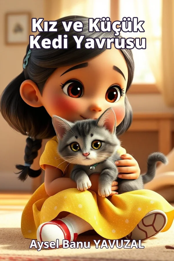 Kız ve Küçük Kedi Yavrusu