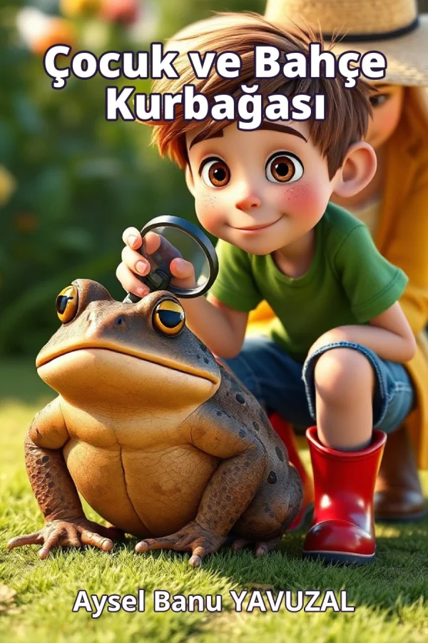Çocuk ve Bahçe Kurbağası