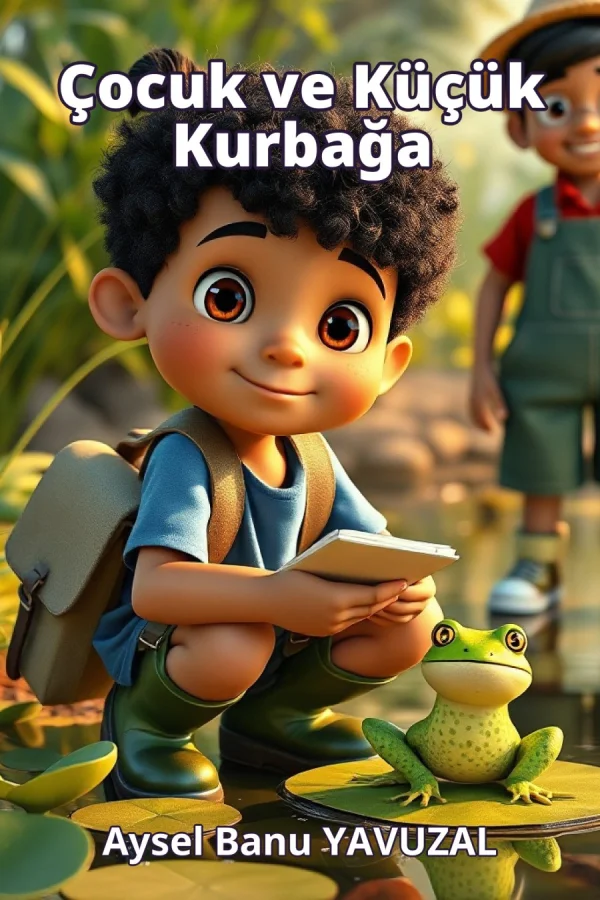 Çocuk ve Küçük Kurbağa